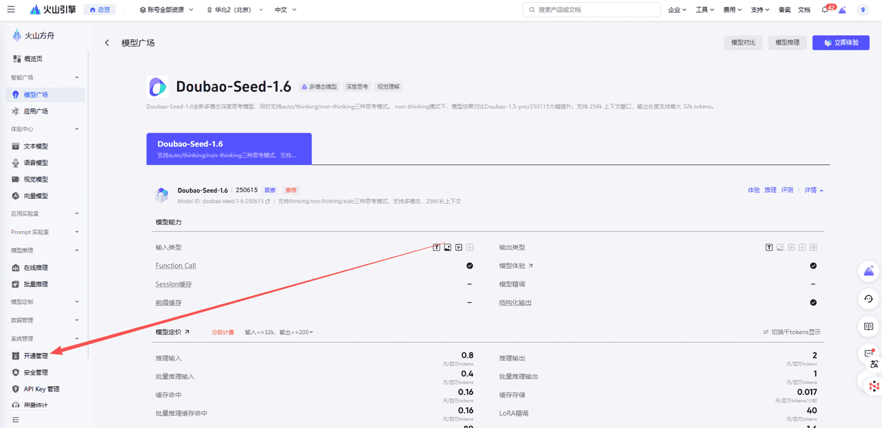 图片[2]-如何获取豆包视频api秘钥获取教程-星舰联盟AIGC