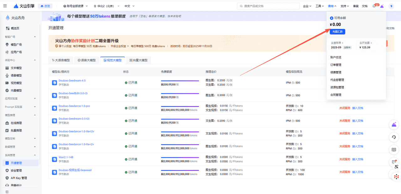 图片[4]-如何获取豆包视频api秘钥获取教程-星舰联盟AIGC
