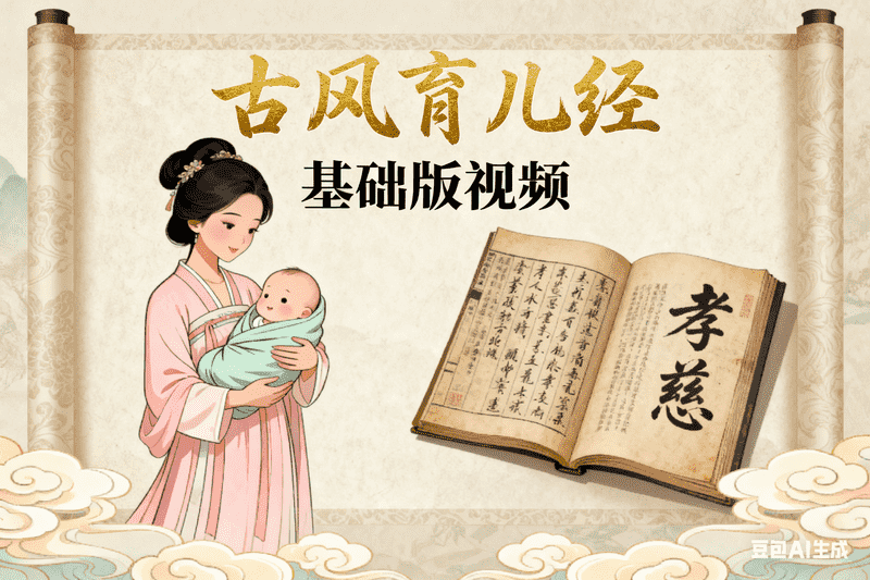 古风育儿经基础版视频-星舰联盟AIGC