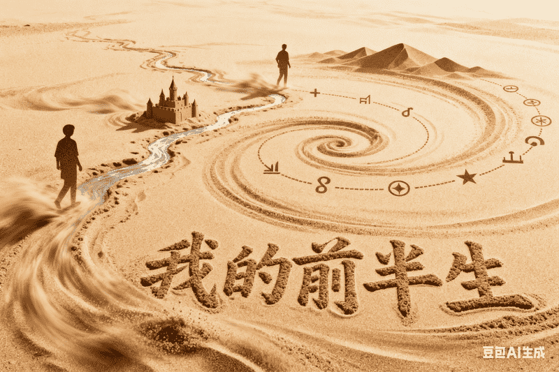 我的前半生-简笔画风格