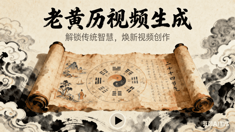 老黄历视频生成-星舰联盟AIGC