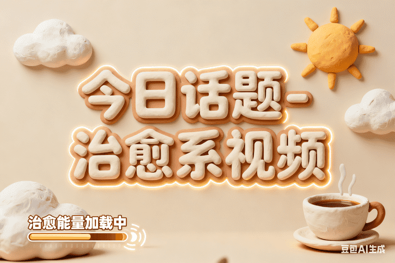 今日话题-治愈系视频（有开头）-星舰联盟AIGC