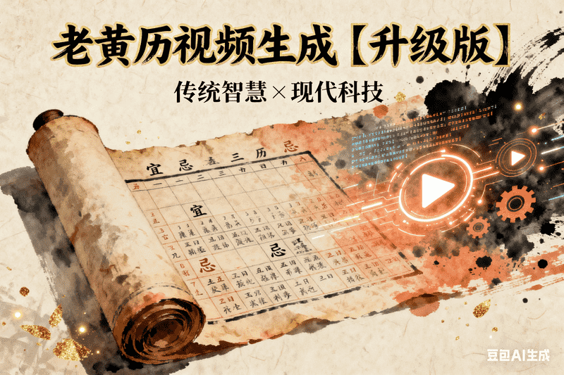 老黄历视频生成【升级版】