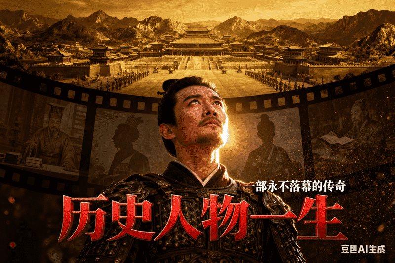 历史人物一生|一镜到底【二改版本】-星舰联盟AIGC