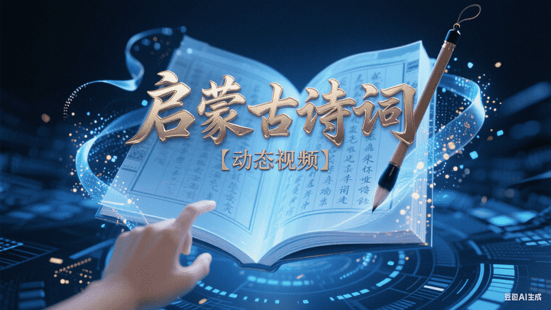 启蒙古诗词【动态视频】