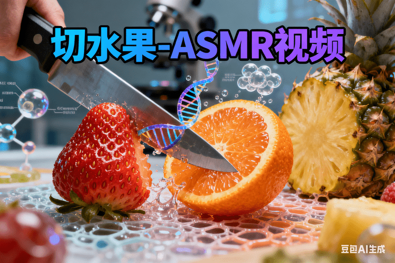 切水果-ASMR视频【等待插件替换】-星舰联盟AIGC