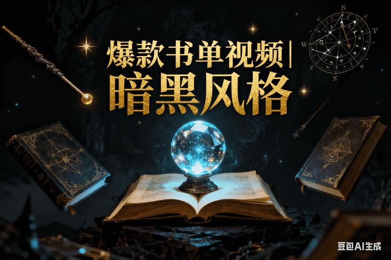 爆款书单视频|暗黑风格-星舰联盟AIGC