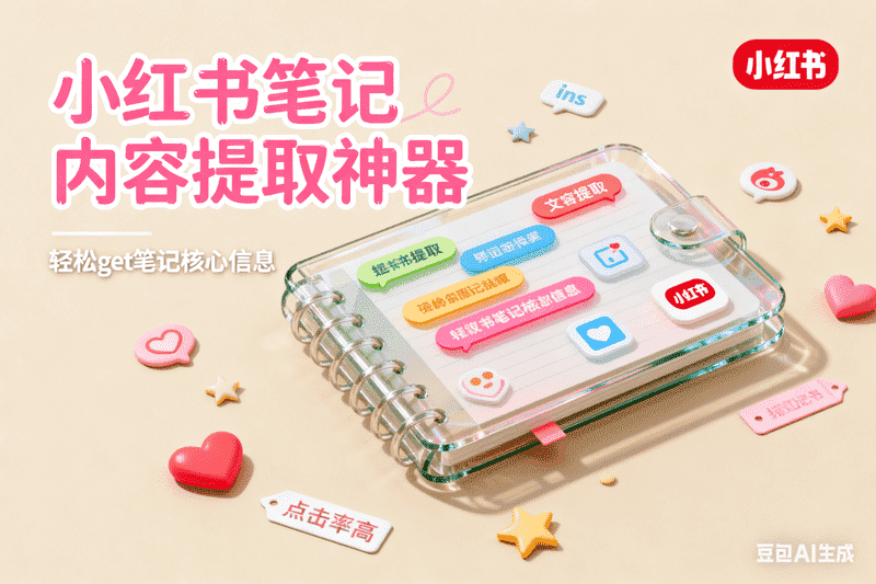 小红书图文笔记内容提取-星舰联盟AIGC