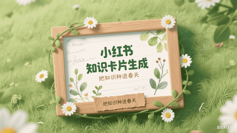 小红书知识卡片生成-星舰联盟AIGC