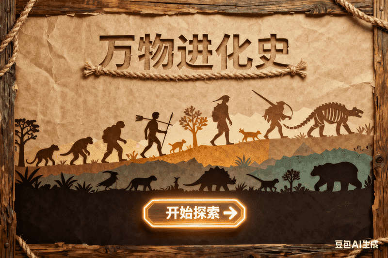 万物进化史【一镜到底】-星舰联盟AIGC