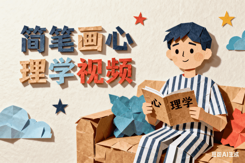 简笔画心理学视频