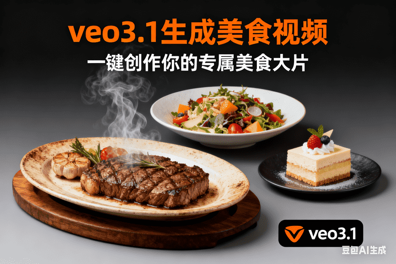 veo3.1生成美食视频-星舰联盟AIGC
