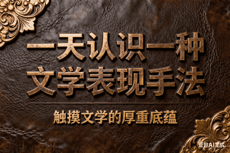 一天认识一种文学表现手法-星舰联盟AIGC