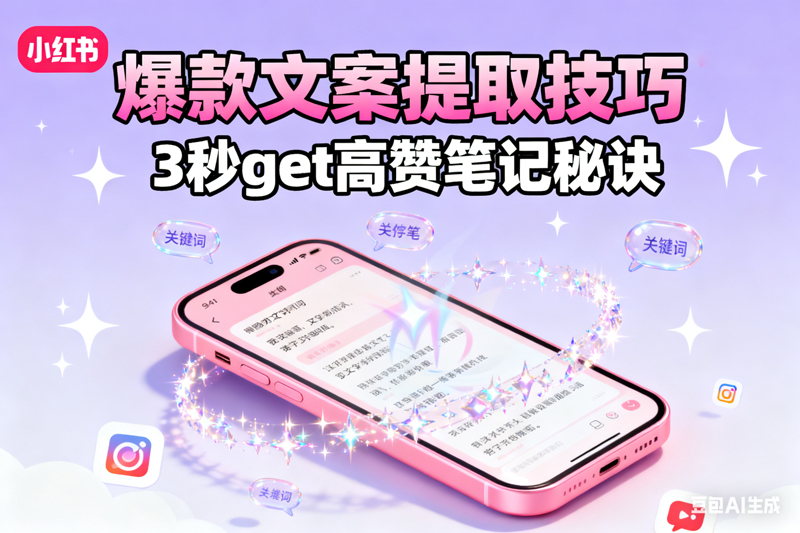 小红书视频文案提取