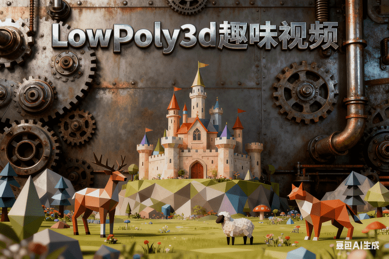 LowPoly3d趣味视频-星舰联盟AIGC