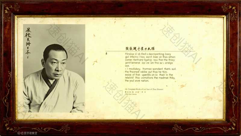 名人名片批量出图-星舰联盟AIGC