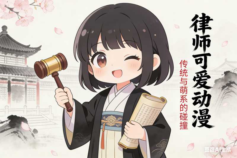 律师可爱动漫【速创剪映小助手】-星舰联盟AIGC