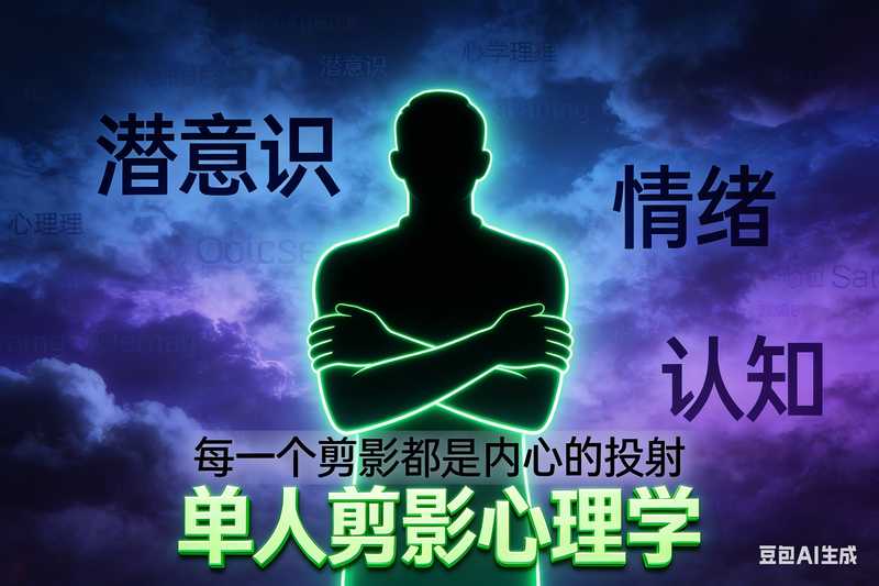 单人剪影心理学【速创剪映小助手】-星舰联盟AIGC