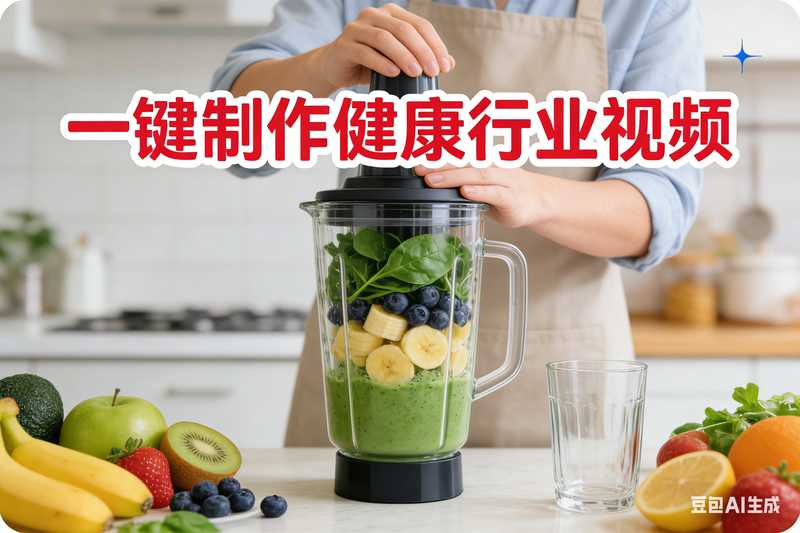 一键制作健康行业视频【速创剪映小助手】-星舰联盟AIGC