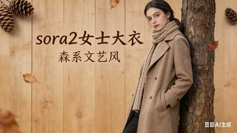 sora2女士大衣【速创剪映小助手】-星舰联盟AIGC