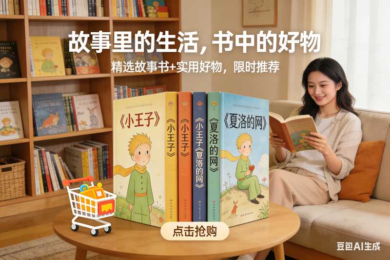 故事类带书带货【速创剪映小助手】-星舰联盟AIGC