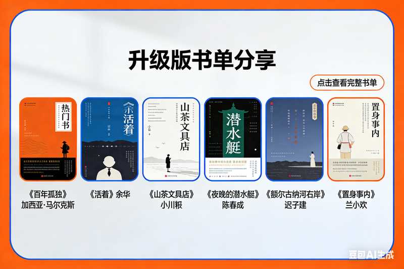 书单分享（升级版）【速创剪映小助手】-星舰联盟AIGC