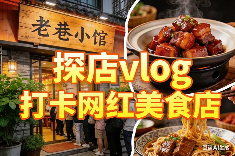 探店视频【速创剪映小助手】-星舰联盟AIGC