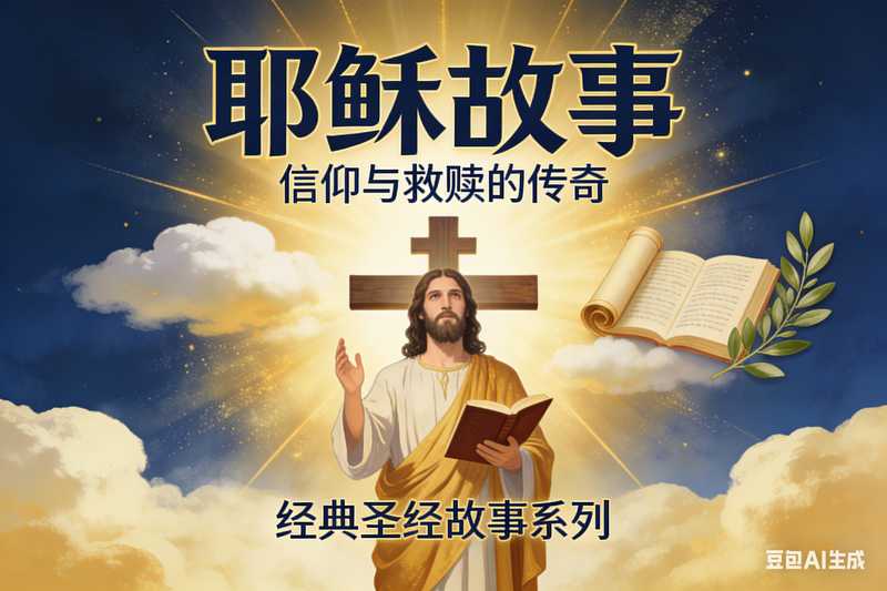 TK耶稣故事【速创剪映小助手】-星舰联盟AIGC