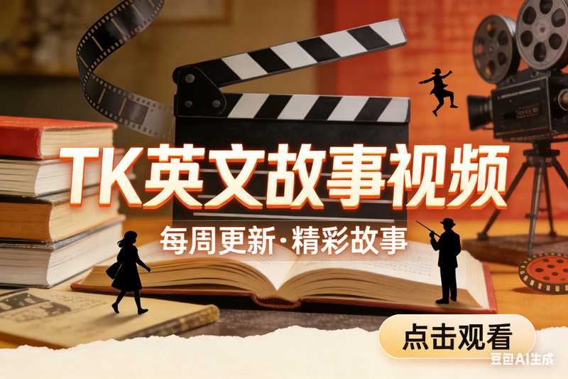 TK英文故事视频【速创剪映小助手】-星舰联盟AIGC