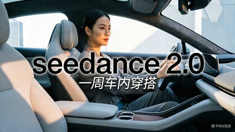 seedance 2.0 电商一周车内穿搭-星舰联盟AIGC