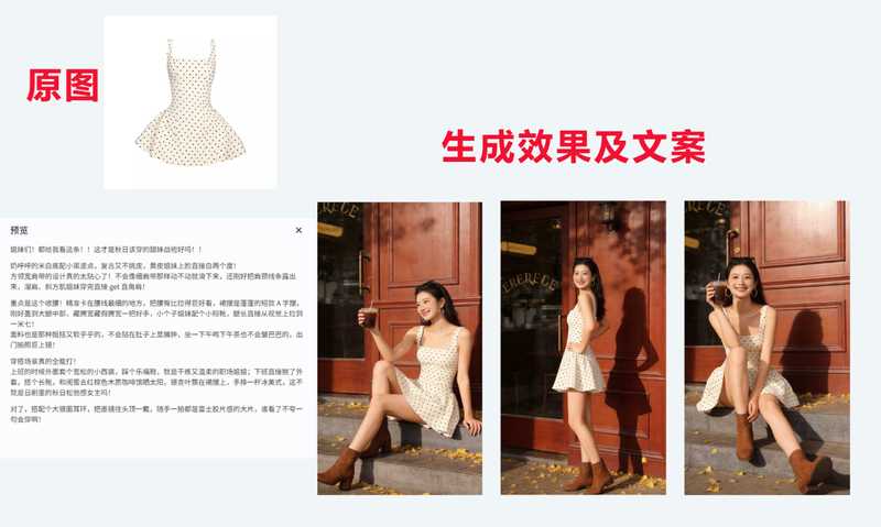 女装穿搭电商带货图文-星舰联盟AIGC