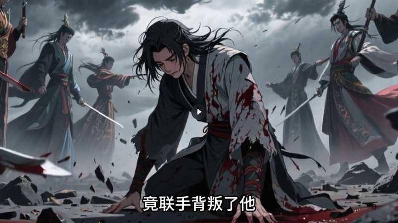 小说推文横版漫画风格自定义文案-星舰联盟AIGC