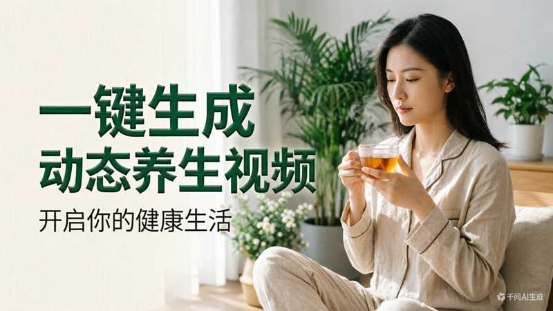 一键生成动态养生视频9_16-星舰联盟AIGC