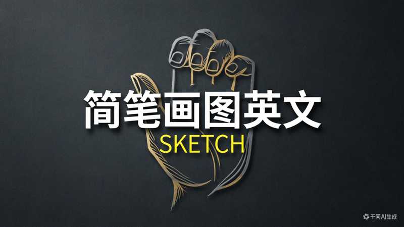 简笔画图英文-星舰联盟AIGC